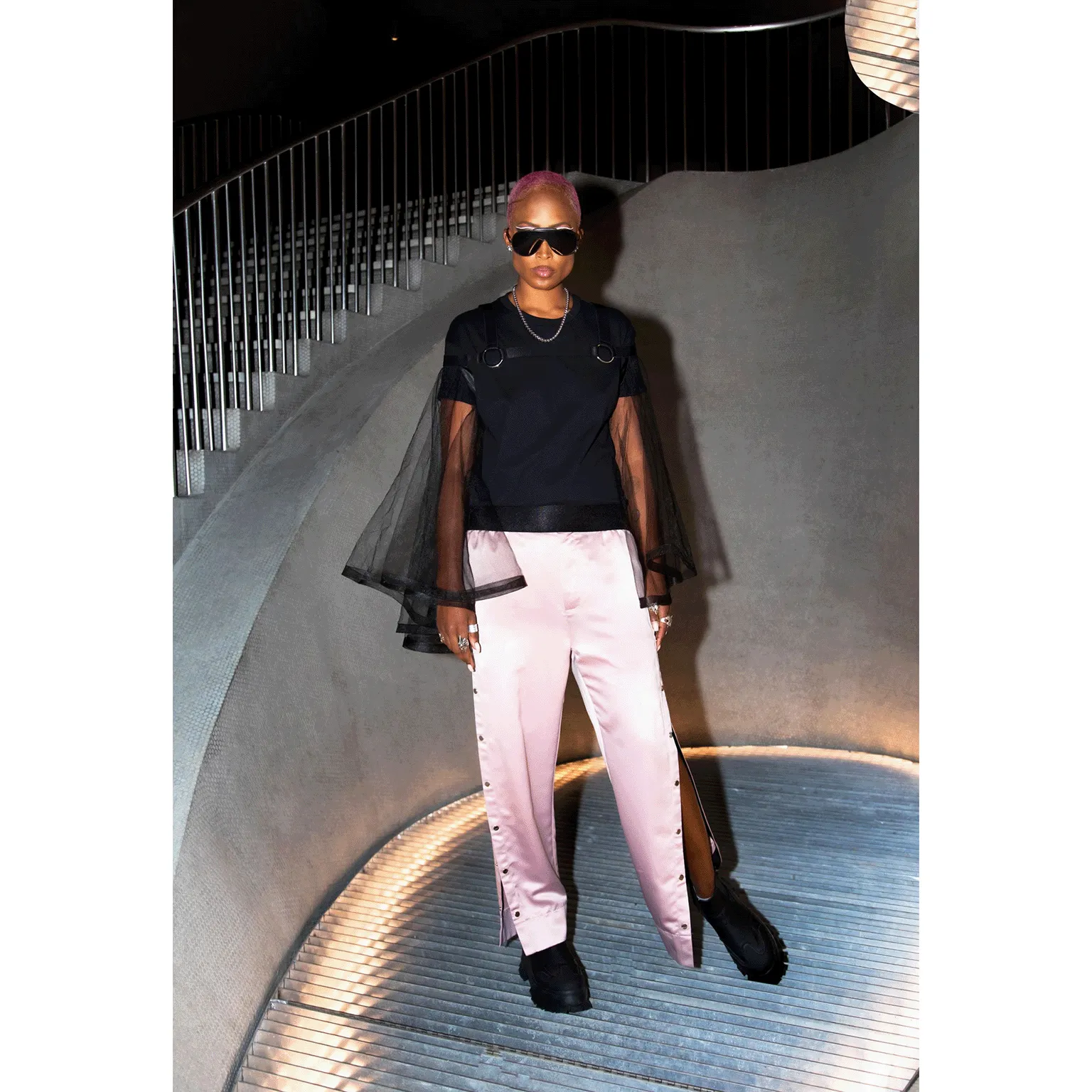 Clubmaster Track Pants - Black