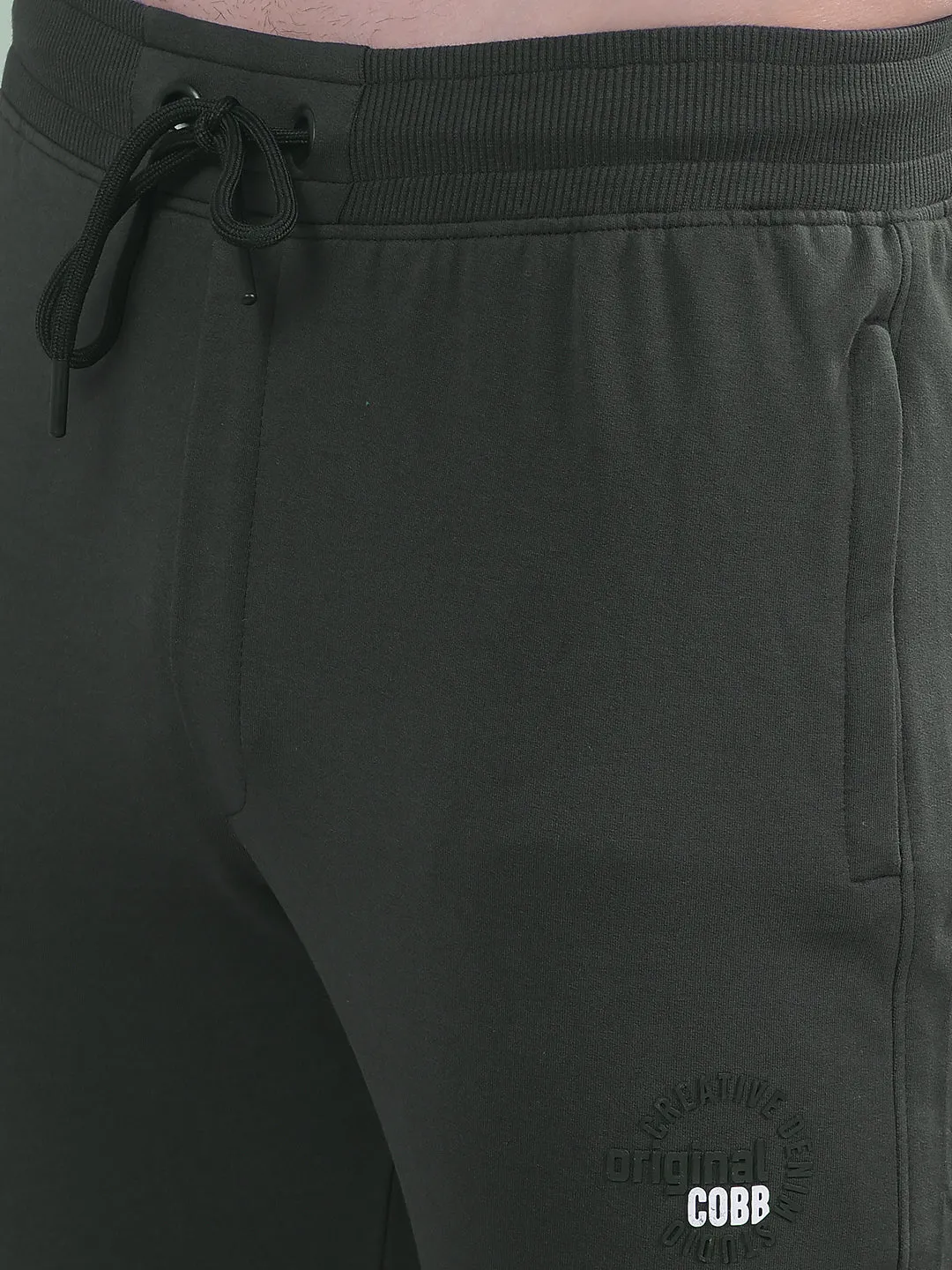 COBB SOLID DARK OLIVE FIVE POCKET CARGO LOWER