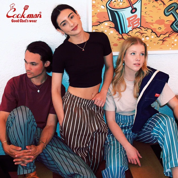 Cookman Chef Pants - Stripe : Sequoia Brown