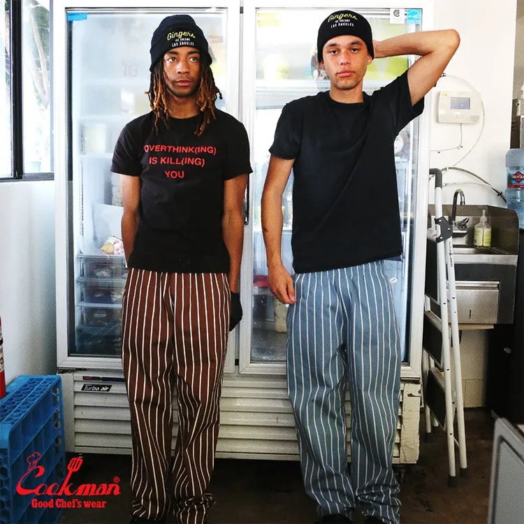 Cookman Chef Pants - Stripe : Sequoia Brown