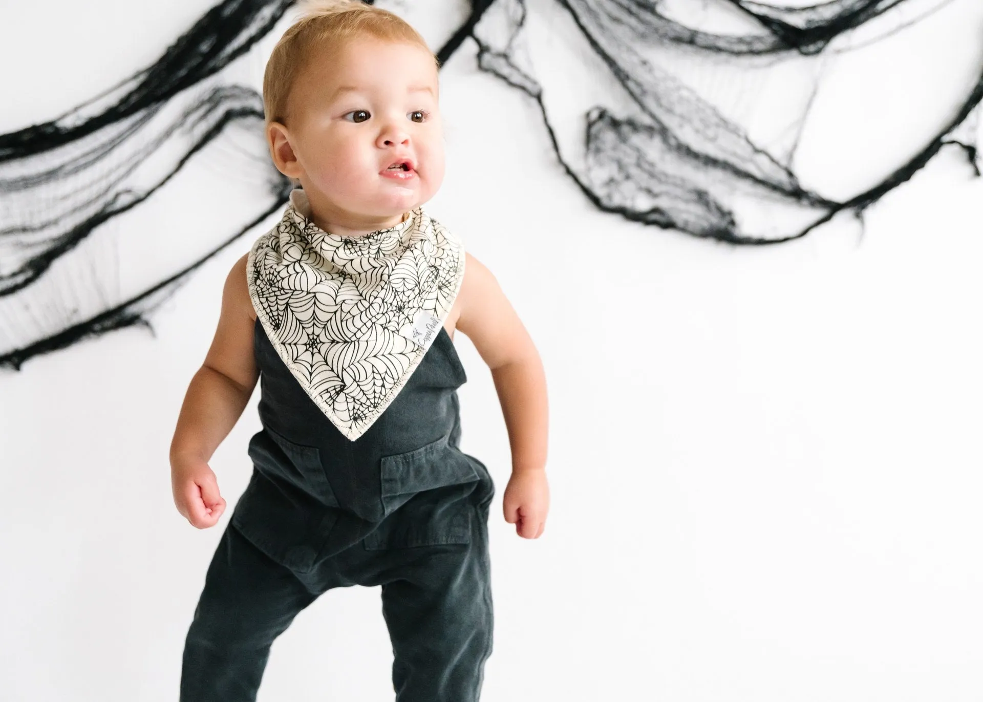 Copper Pearl Patch Bandana Bib Set