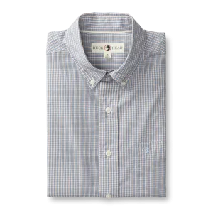 Cotton Poplin Sport Shirt - Ferry Plaid