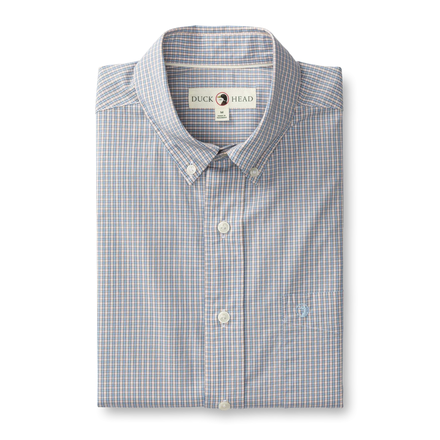 Cotton Poplin Sport Shirt - Ferry Plaid