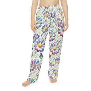 Cozy Chic Floral Pattern Womens Pajama Pants