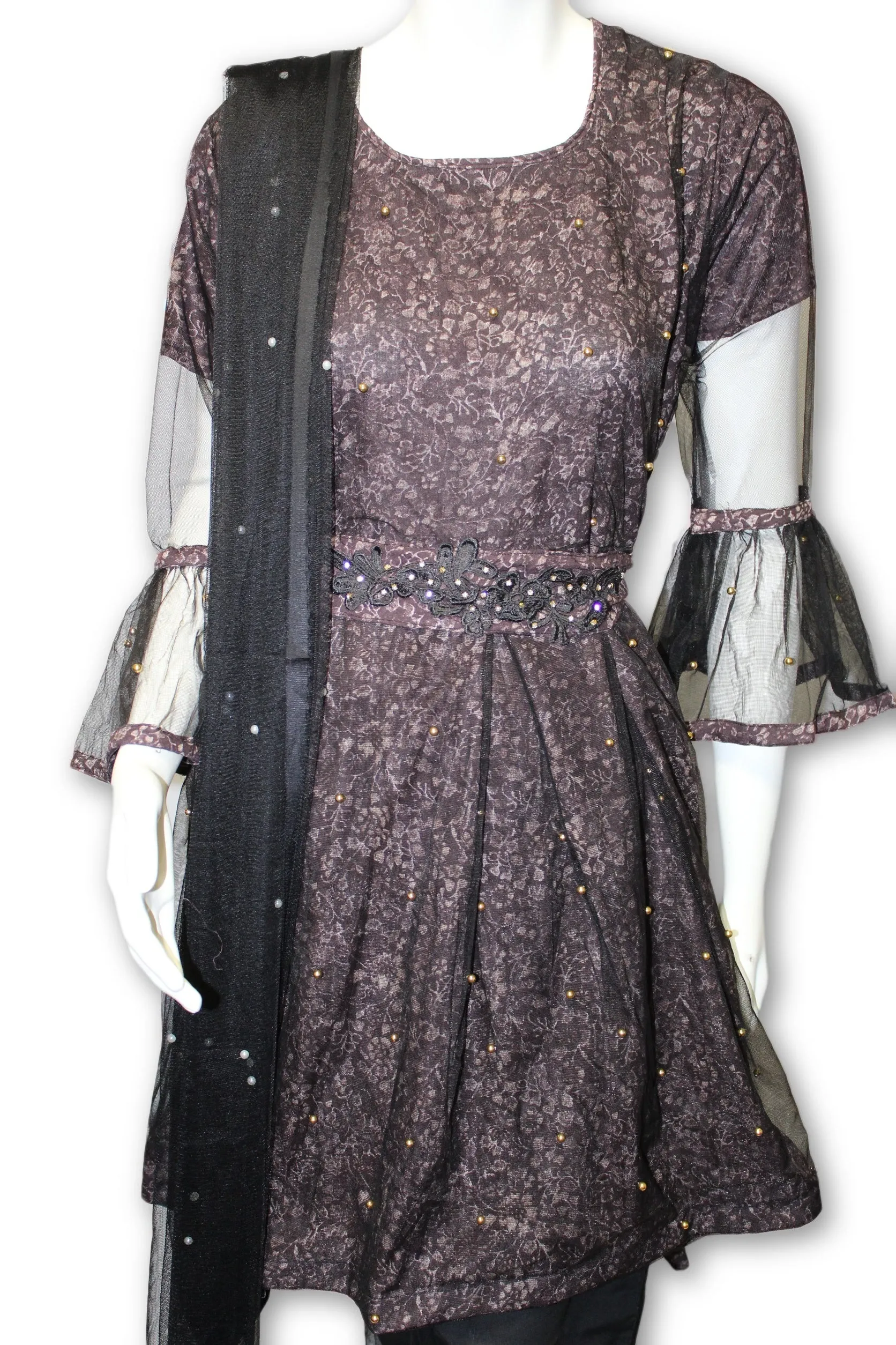 D17 Pakistani Indian Trendy Peplum Style