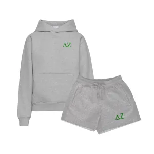 Delta Zeta Fave Fit Hoodie & Shorts Set