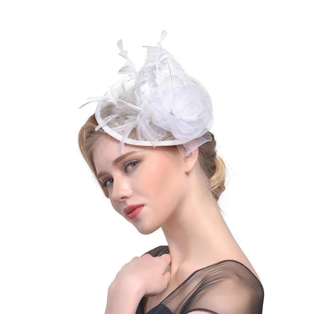 Derby Hat Womens Cream Fascinator Wedding Fascinators for Women