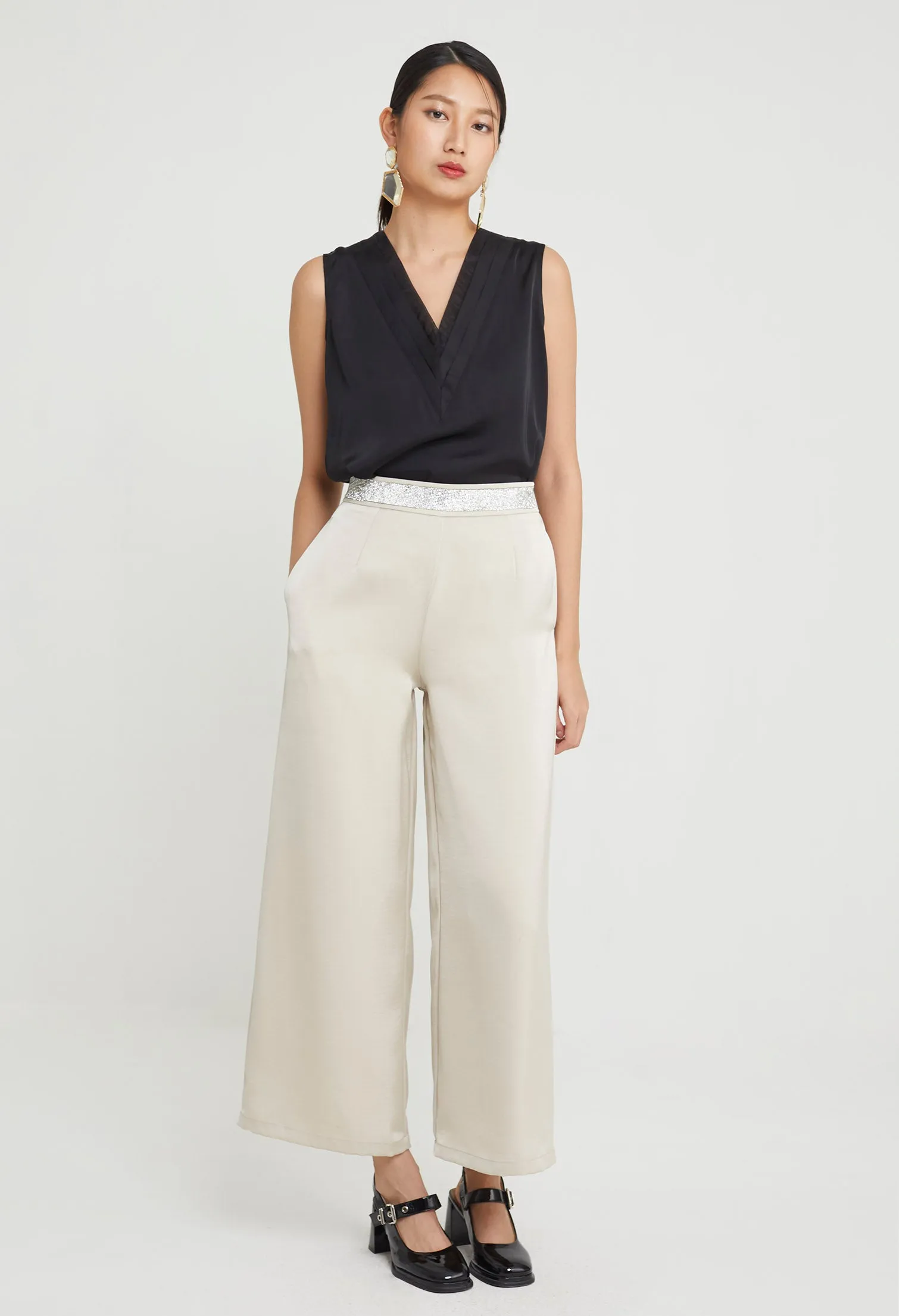 Diamonte Straight Cut Trousers