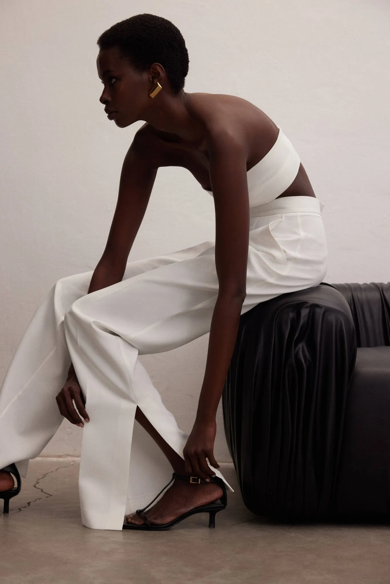 Dune Pants | Tailored Trousers White