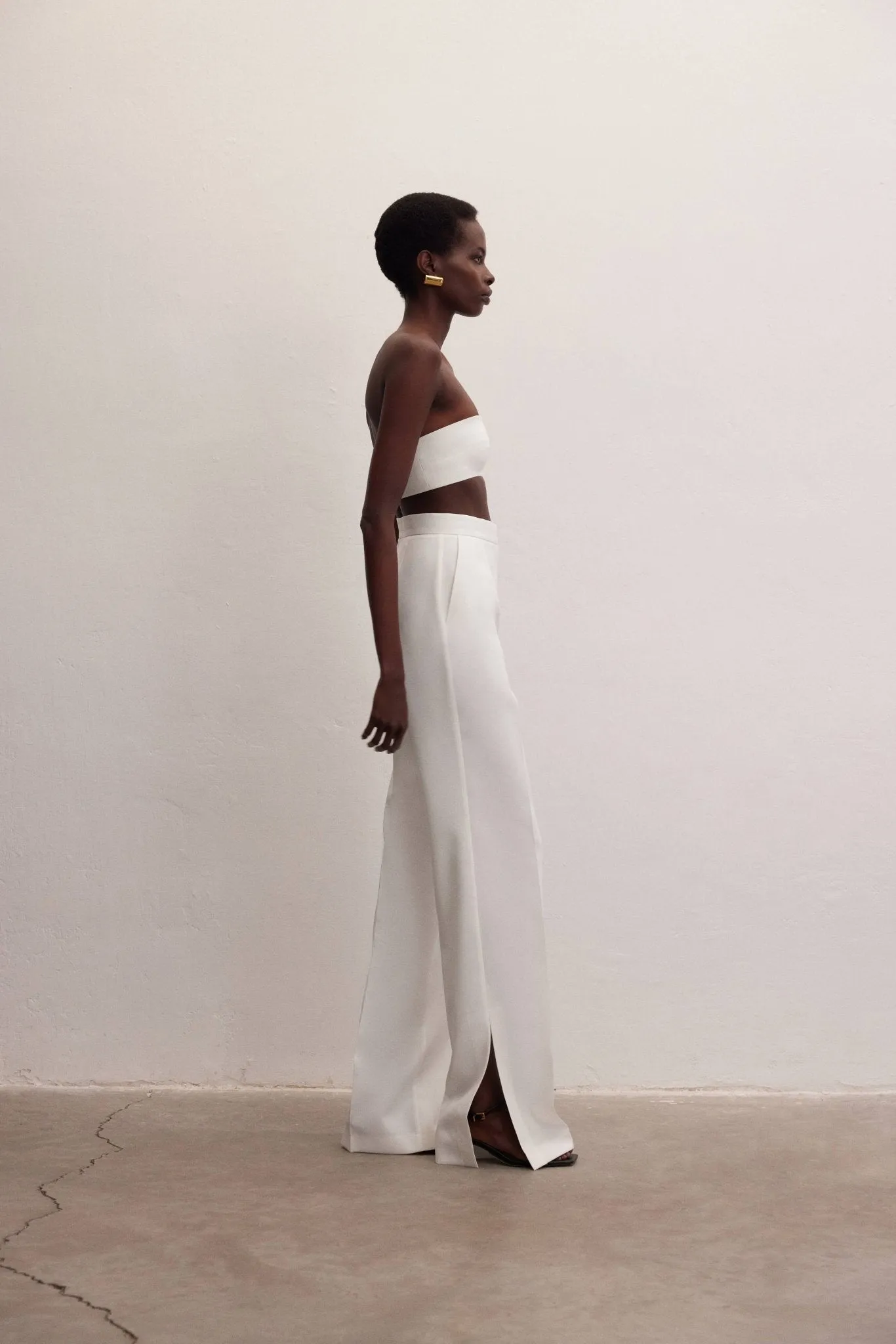 Dune Pants | Tailored Trousers White