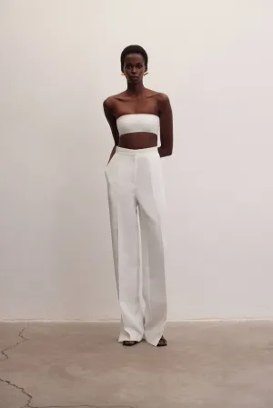 Dune Pants | Tailored Trousers White