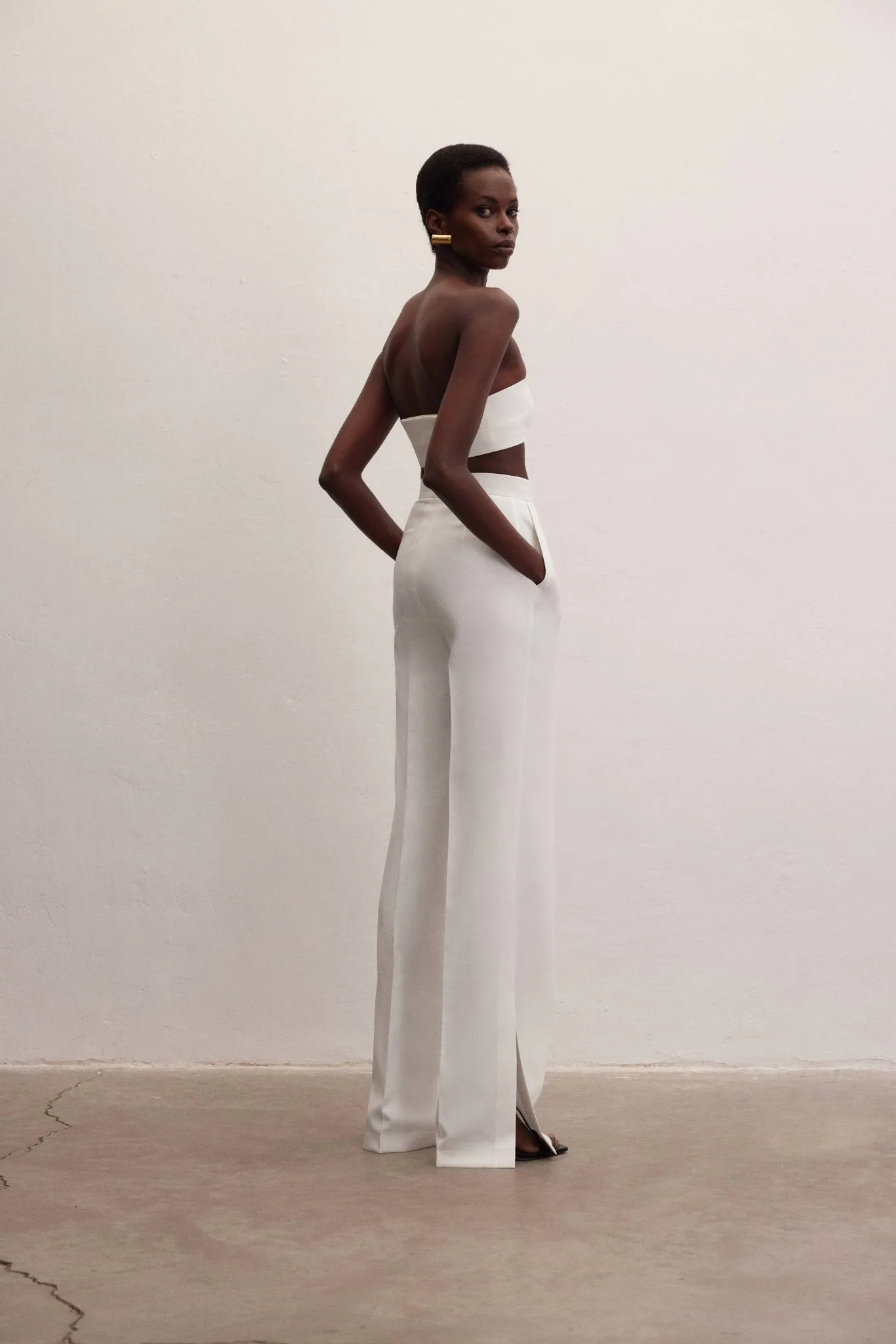 Dune Pants | Tailored Trousers White