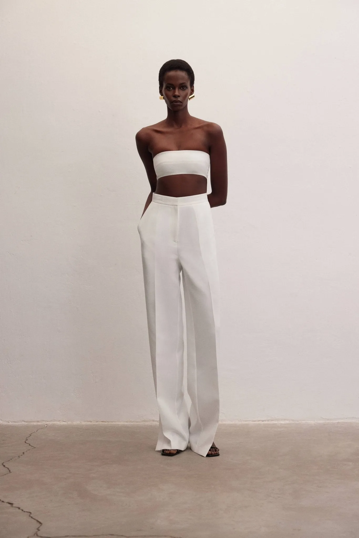 Dune Pants | Tailored Trousers White