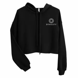 Dynasty Emblem Embroidered Women's Crop Hoodie