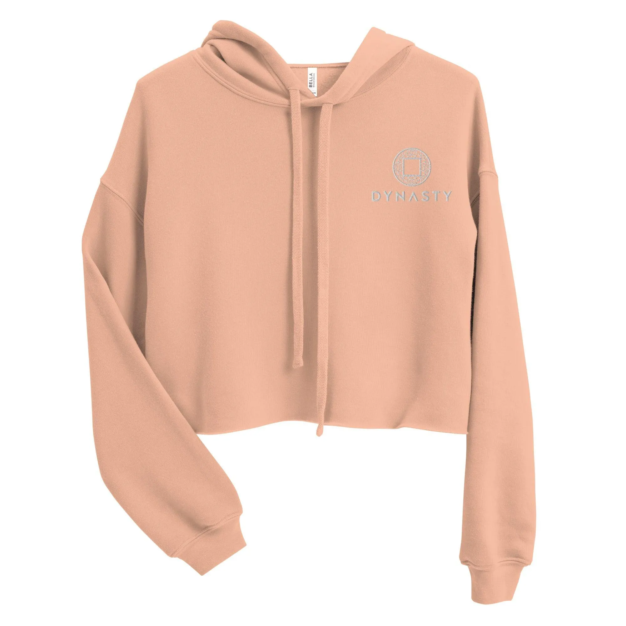 Dynasty Emblem Embroidered Women's Crop Hoodie