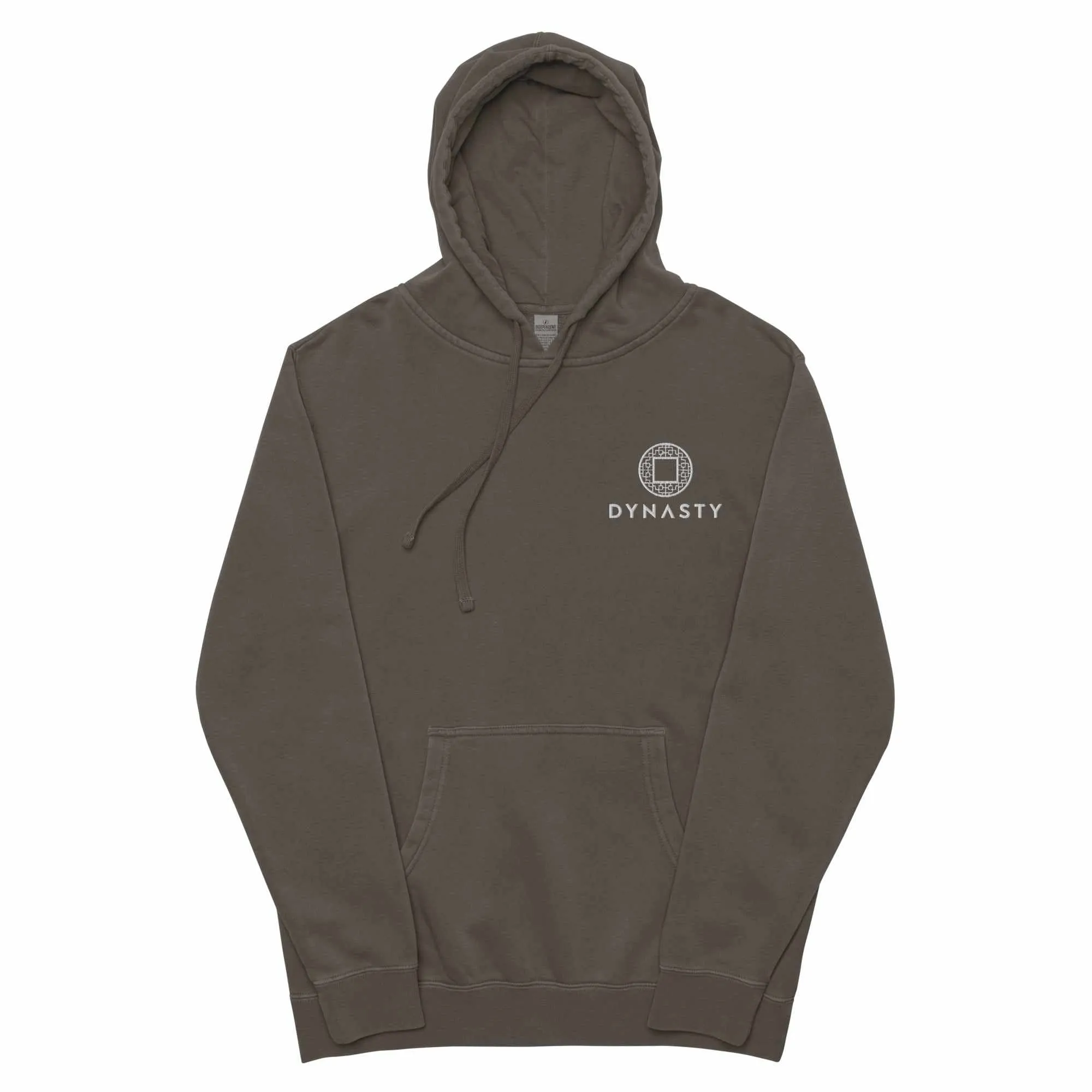 Dynasty Emblem Vintage Dyed Embroidered Hoodie