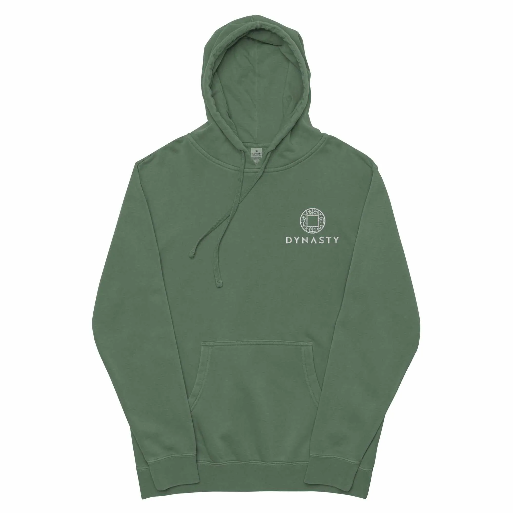 Dynasty Emblem Vintage Dyed Embroidered Hoodie