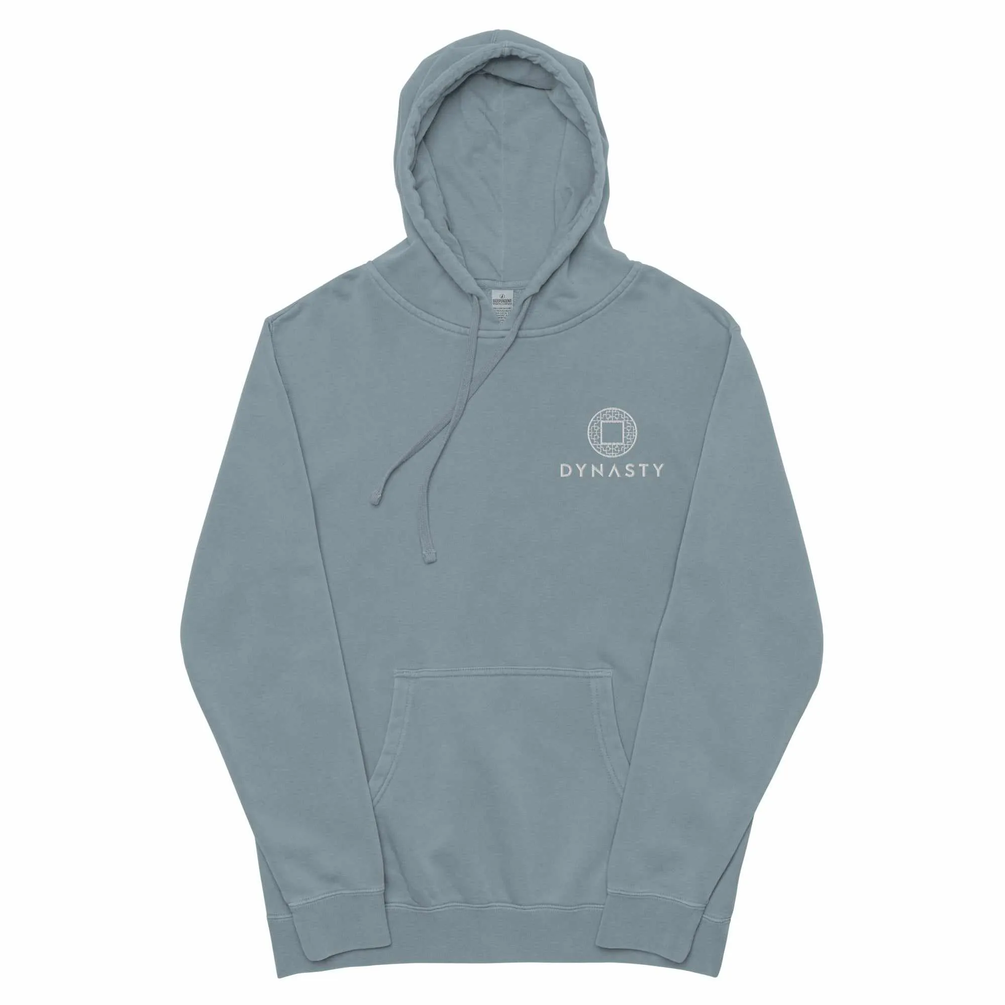 Dynasty Emblem Vintage Dyed Embroidered Hoodie