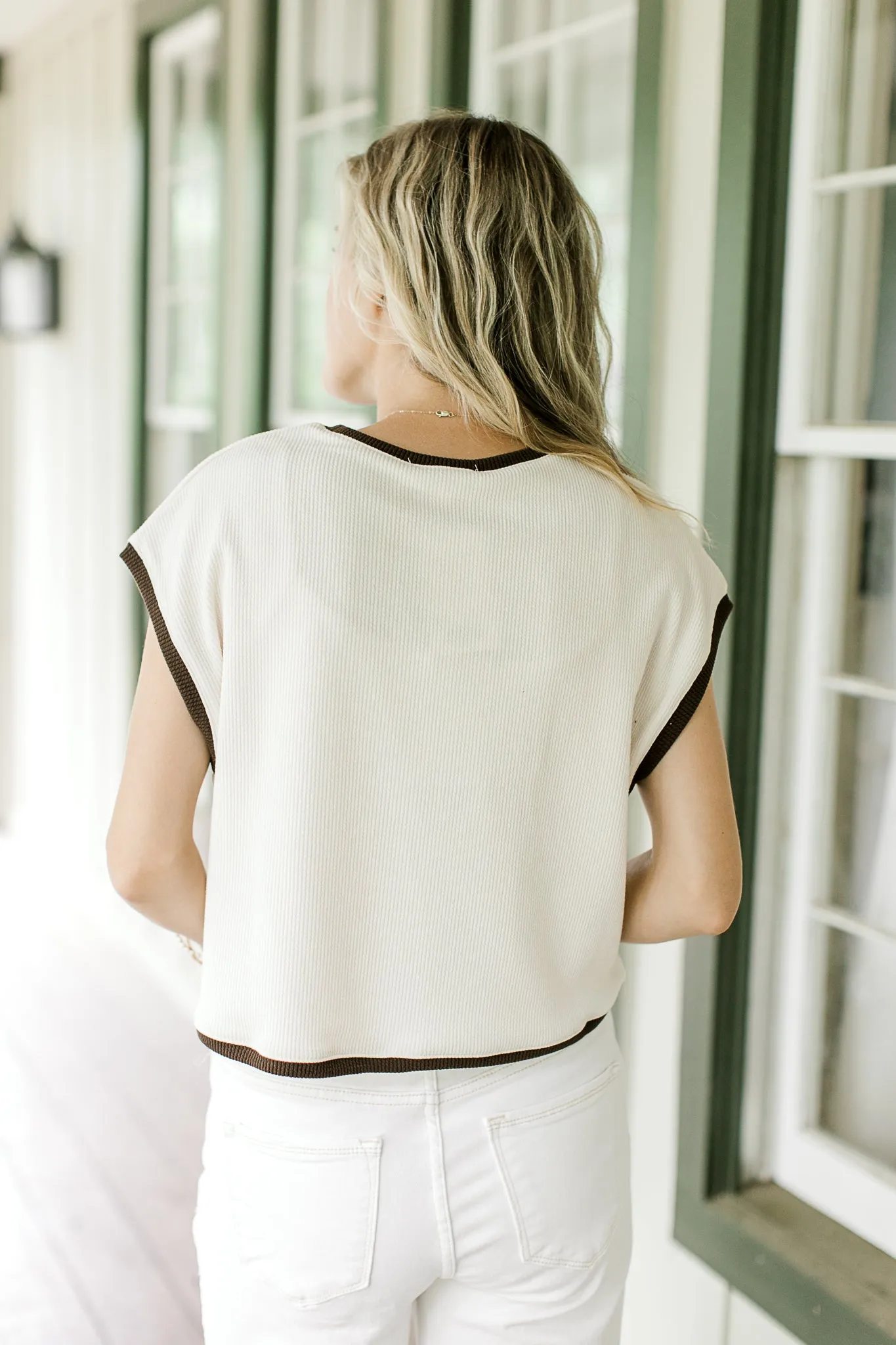 Easy Breezy Short Sleeve Sweater