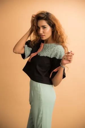 Emb Crop Top