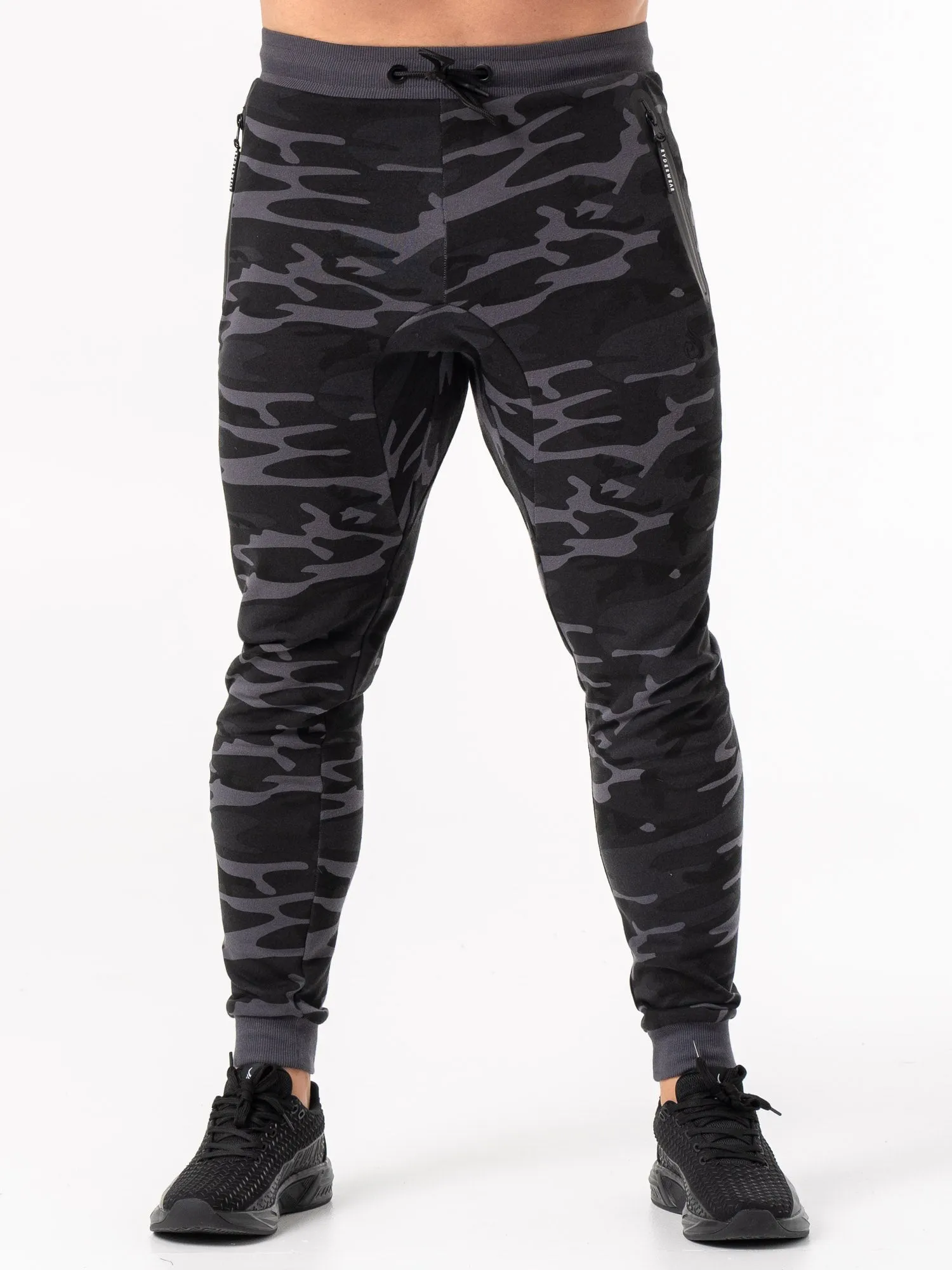 Energy Track Pants - Black Camo