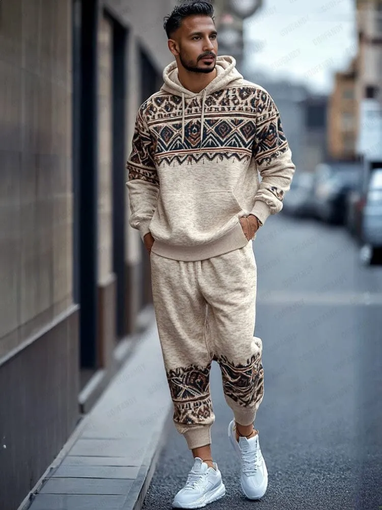 Ethnic Style Printed 2-Piece Set