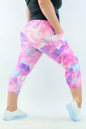 Fairy Dust - Casual - Capri Leggings - Pockets