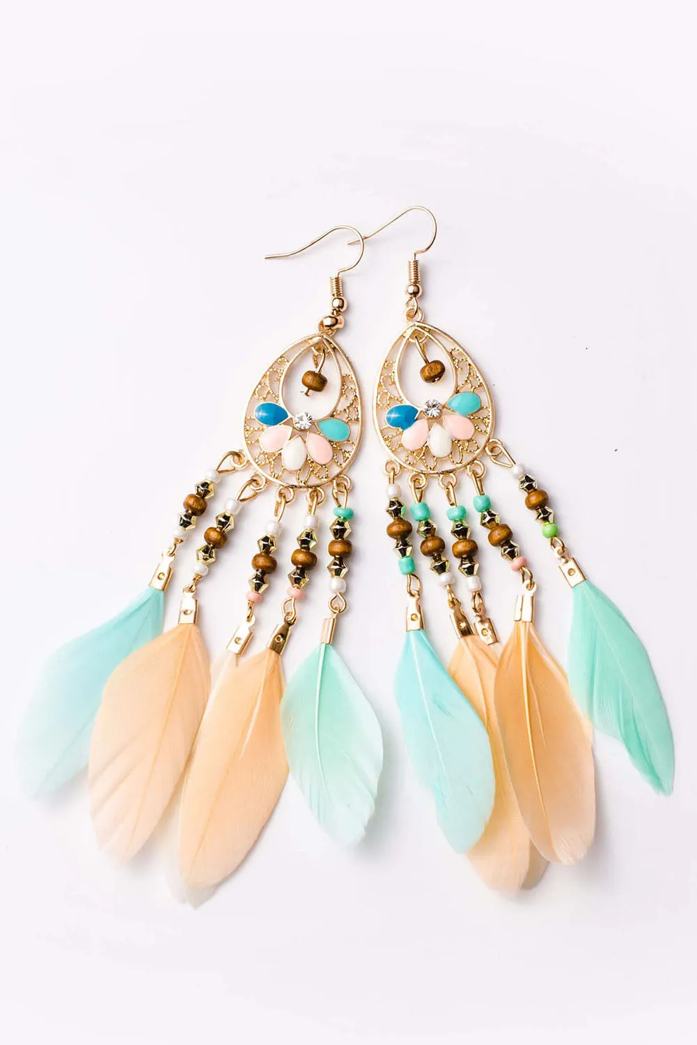Feather Tassel Earrings