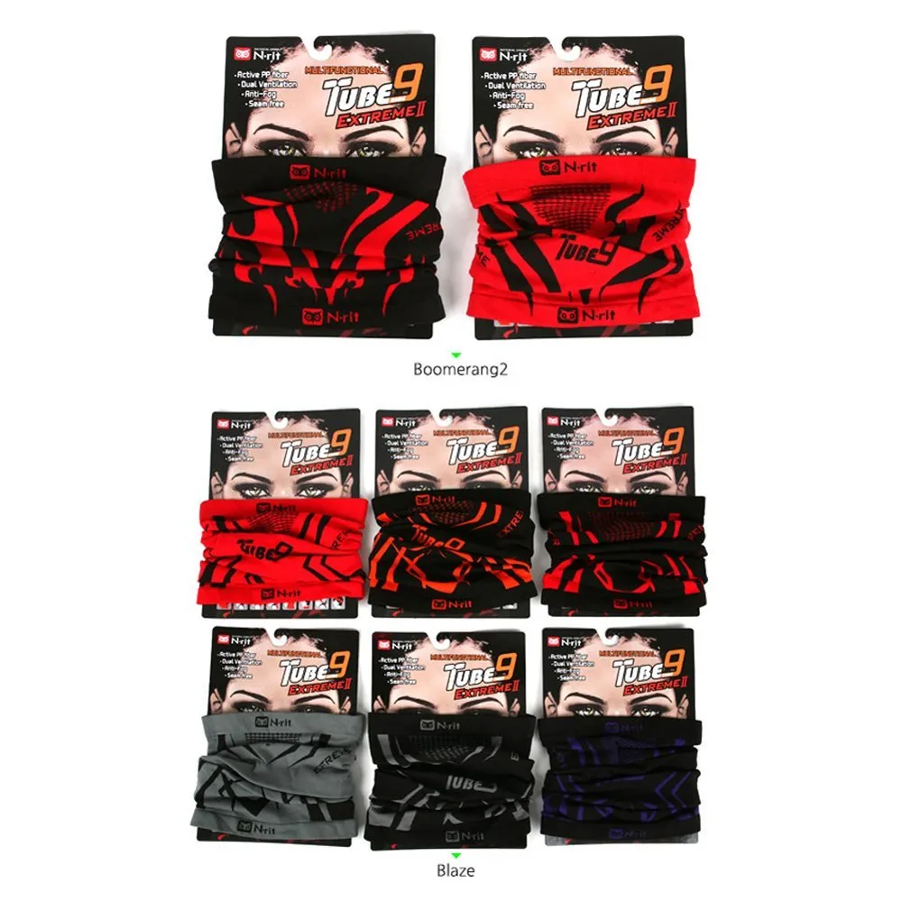 Fleece Neck Warmer N-Rit Tube 9 Extreme 3 Face Mask Headwear Ear Muff - Assorted Design 2pcs/3pcs
