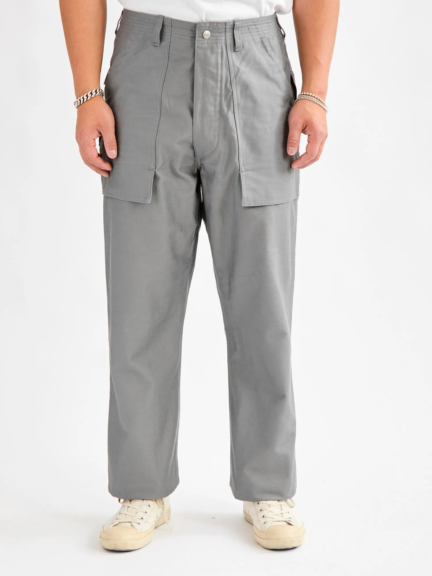 F.S Cultivator Pants in Grey Satin