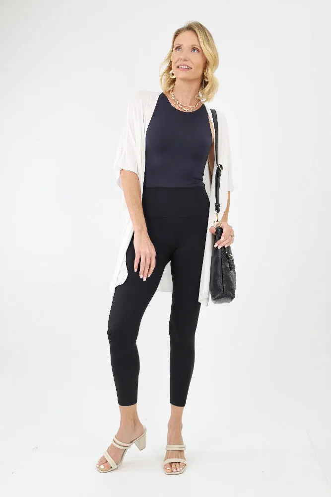 Full Length Leggings with Pockets -Black