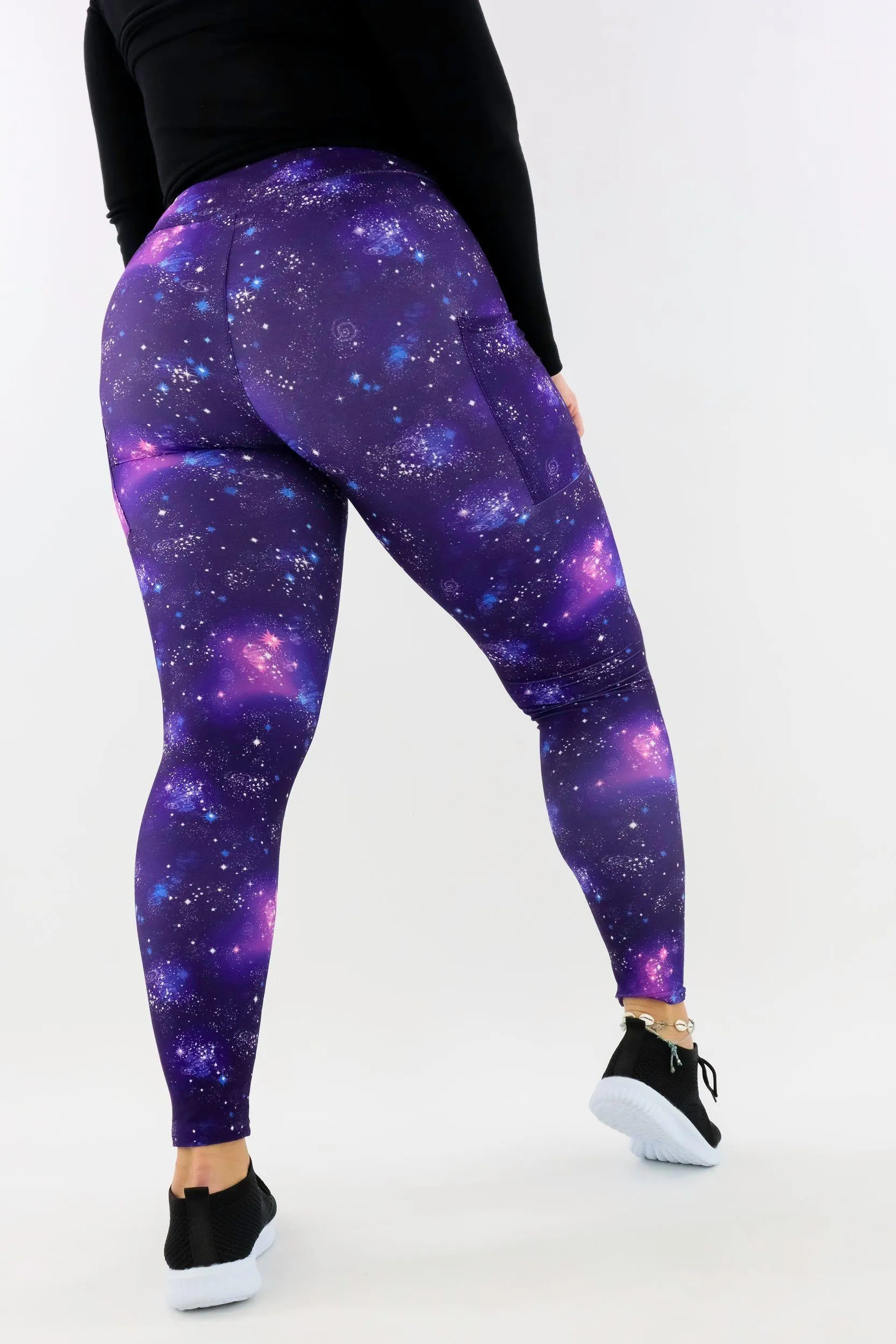 Galaxy - Casual - Regular Full Leggings - Pockets