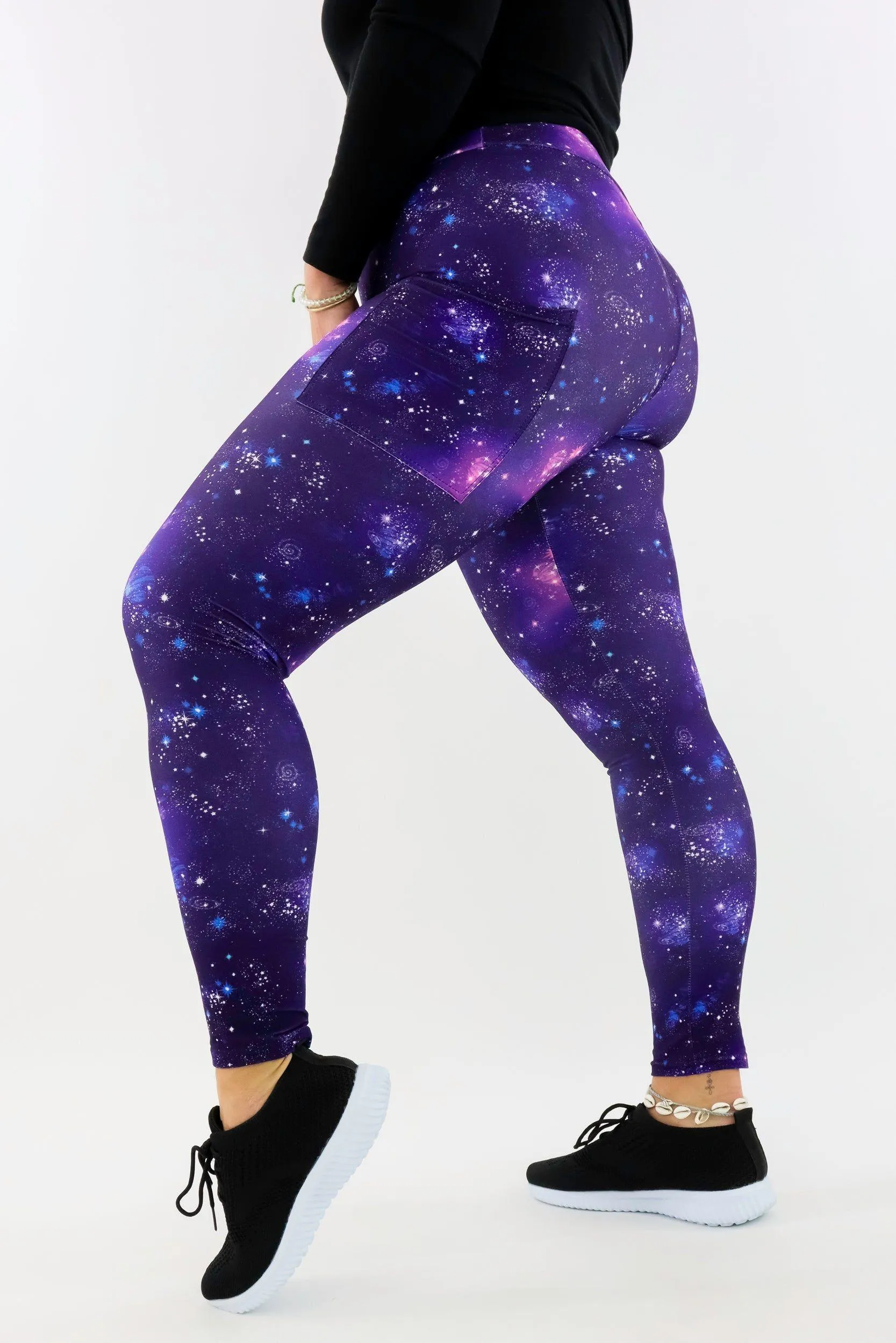 Galaxy - Casual - Regular Full Leggings - Pockets