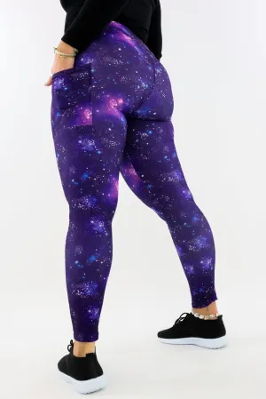 Galaxy - Casual - Regular Full Leggings - Pockets
