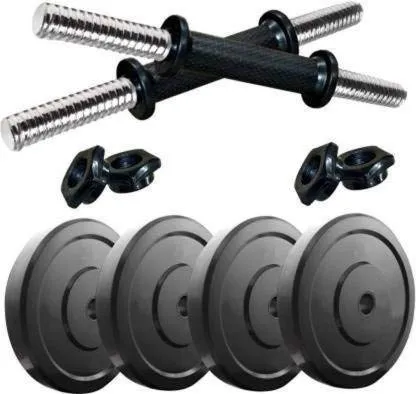 GB FITNESS Adjustable PVC Dumbbell 10KG for Men & Women