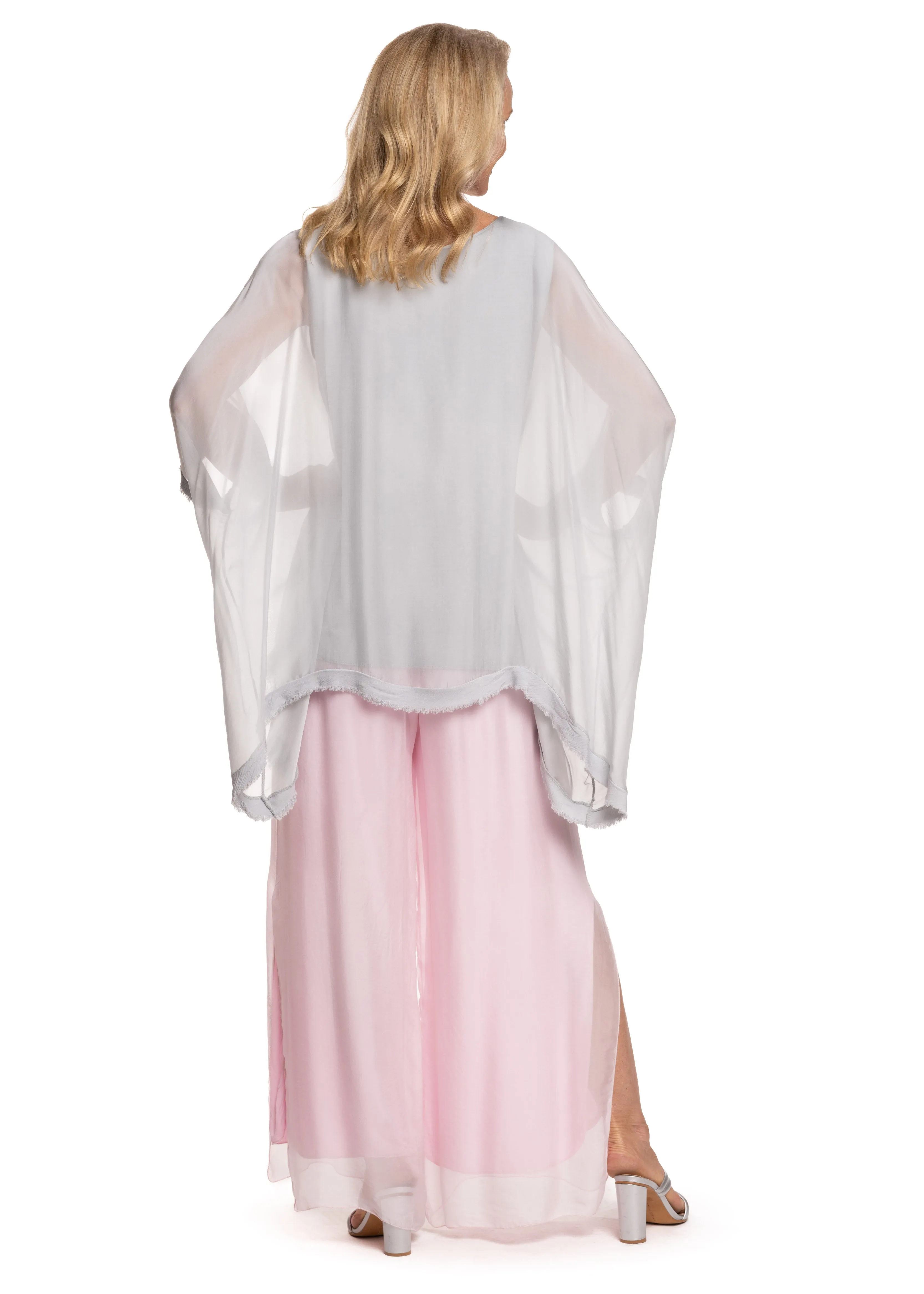 Gia Silk Pants in Tutu