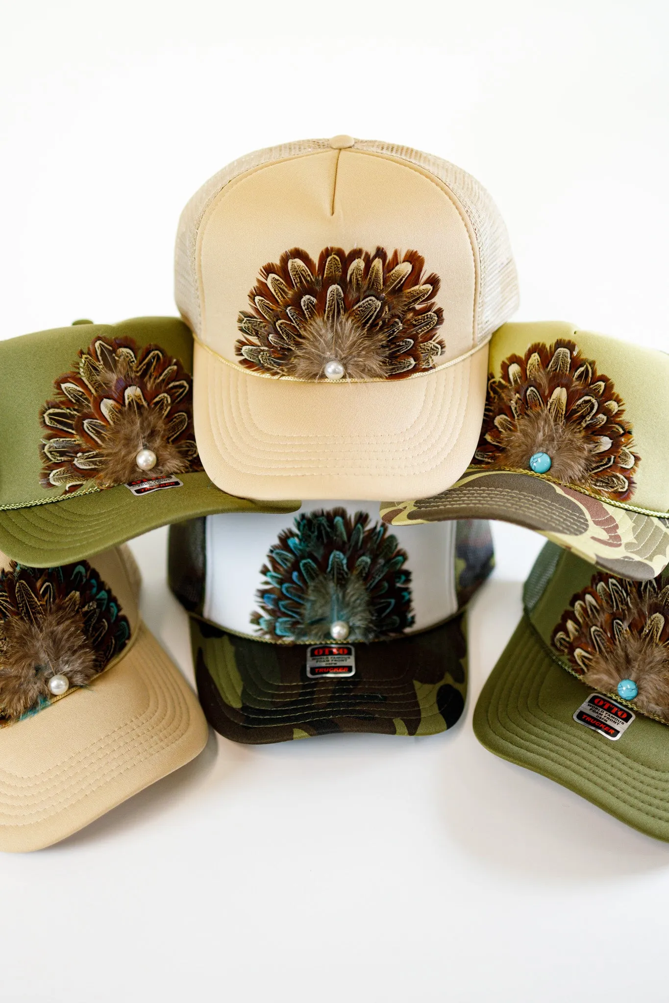 HD TailFeather Hats, VARIOUS COLORS