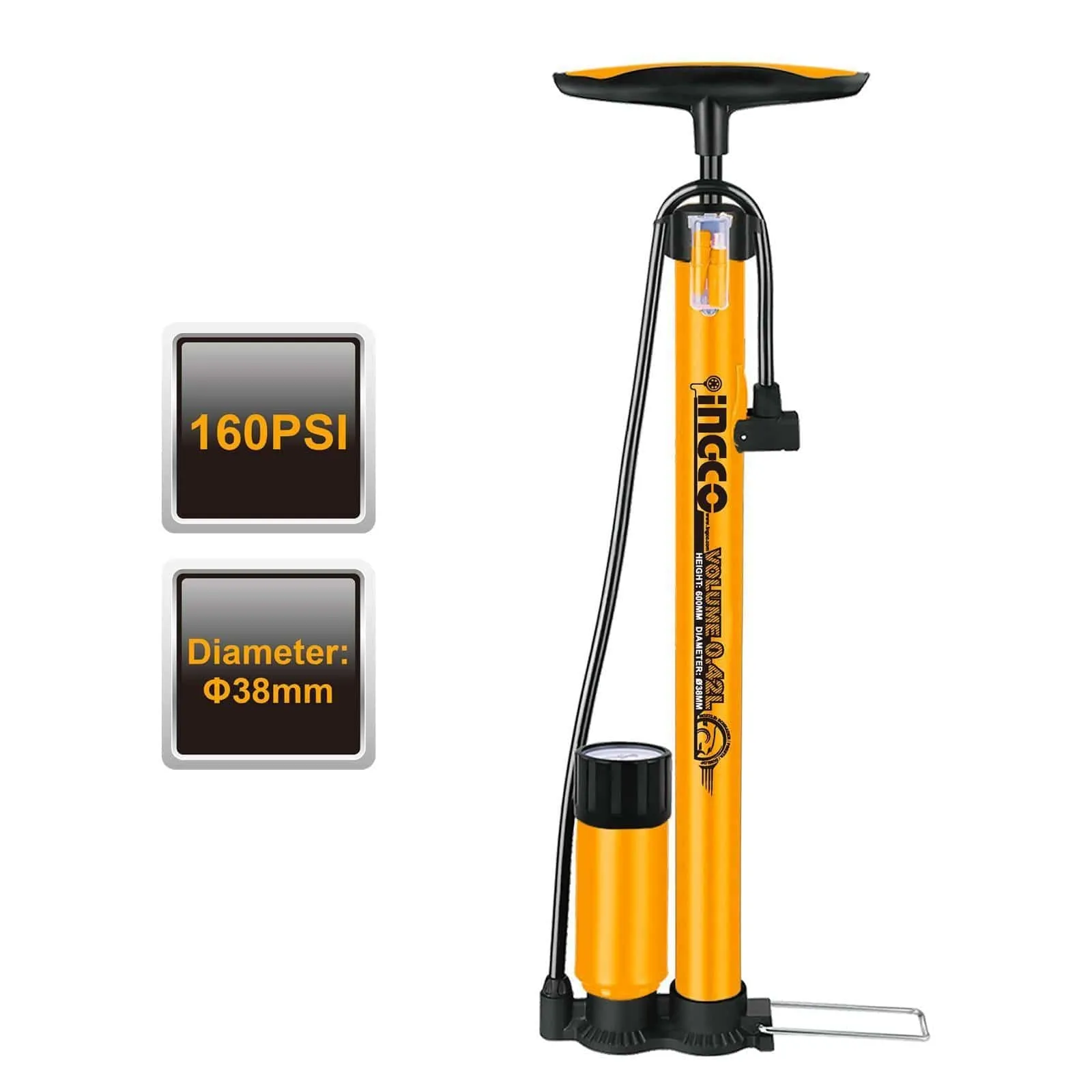 Ingco Hand Pump 140Psi - MPP3811