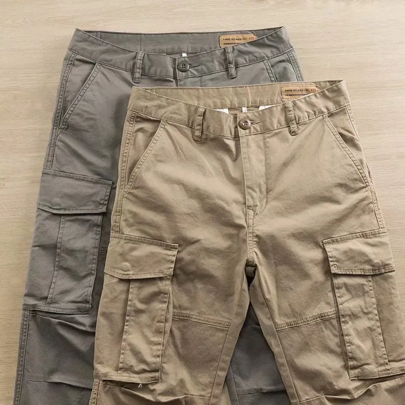 INSTOCK- Men's straight loose workers casual pants