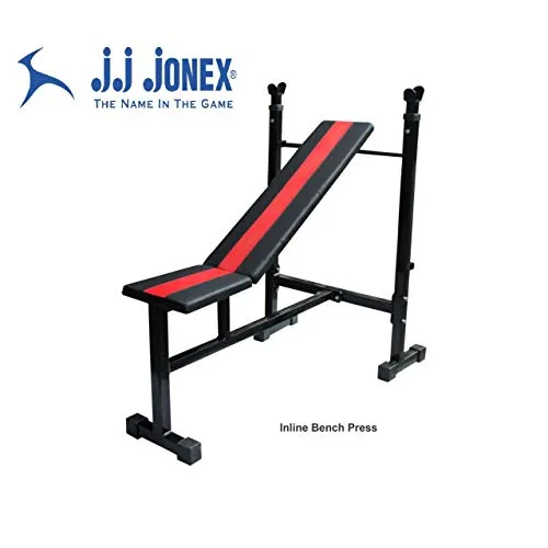 JJ Jonex 3 in 1 Bench for Multi-Functional Exercises (Incline, Decline & Flat) for Gym and Home Gym @ Kin Store