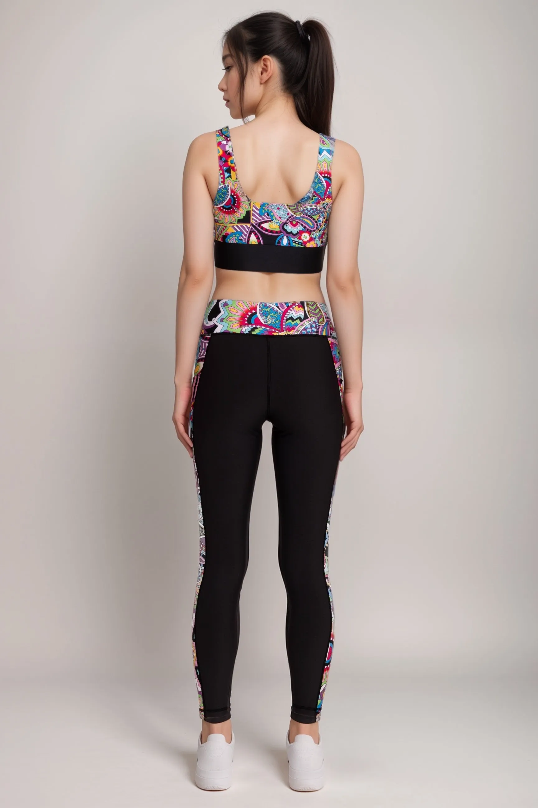 Johnny Was Bee Active Leggings With Pockets A8024-3