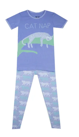 Kickee Pants Lilac Leopard Pajama Set