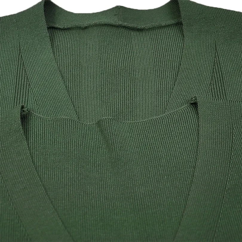 Knitted 3 Pieces Set Women Long Sleeve Tops and Pants Suits