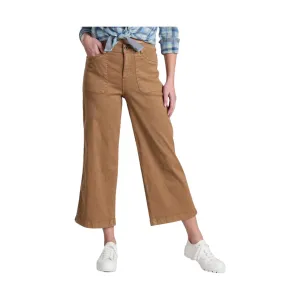 Kuhl Women's Seaboard Wide Leg Crop Pant - Sawdust