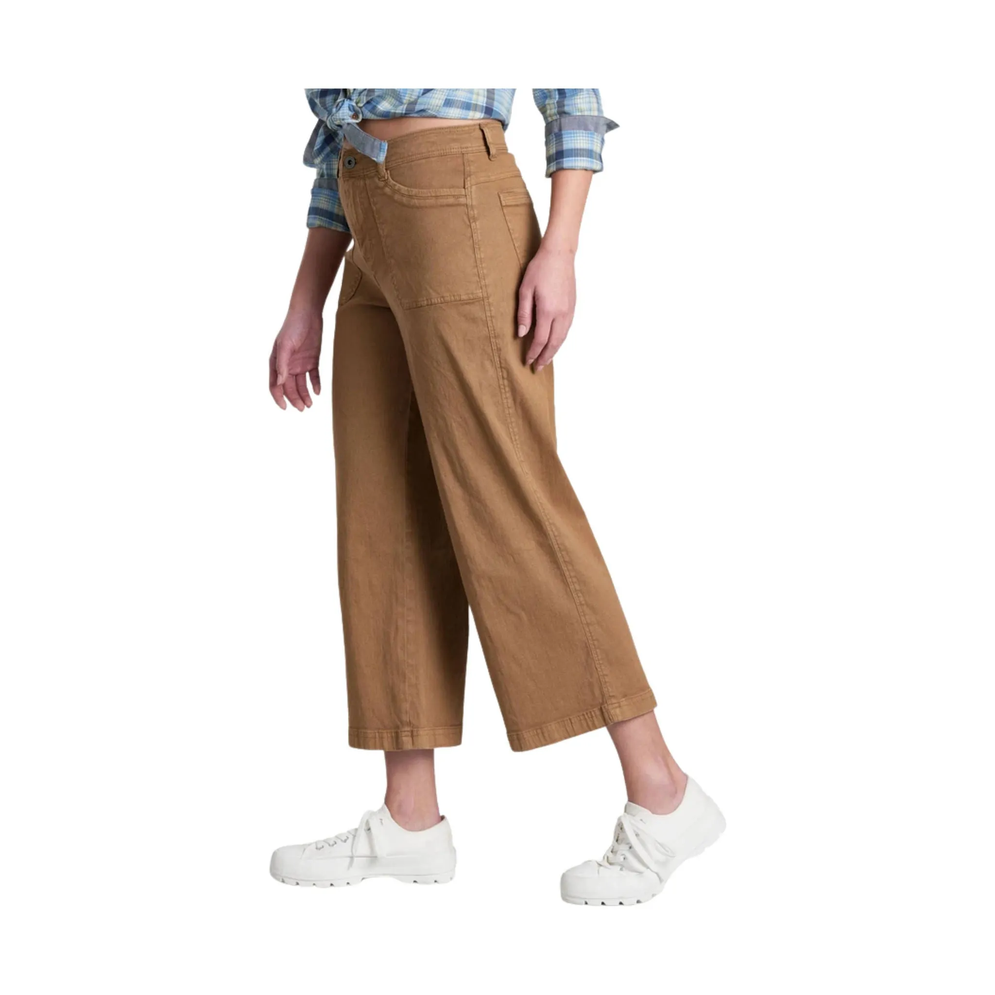 Kuhl Women's Seaboard Wide Leg Crop Pant - Sawdust