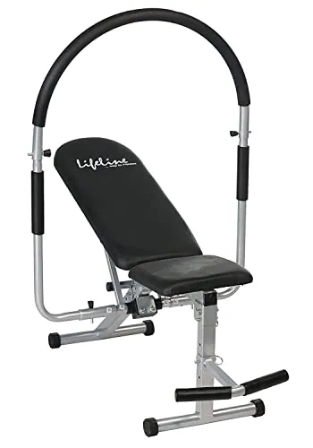 Lifeline LB-301 AB Care Bench (5 Adjustable Levels)/AB King Pro and IF-7123 Twister for Weight Loss, Home Gym Combo