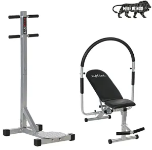 Lifeline LB-301 AB Care Bench (5 Adjustable Levels)/AB King Pro and IF-7123 Twister for Weight Loss, Home Gym Combo