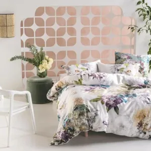 Linen House Violet Lena Duvet Cover Set