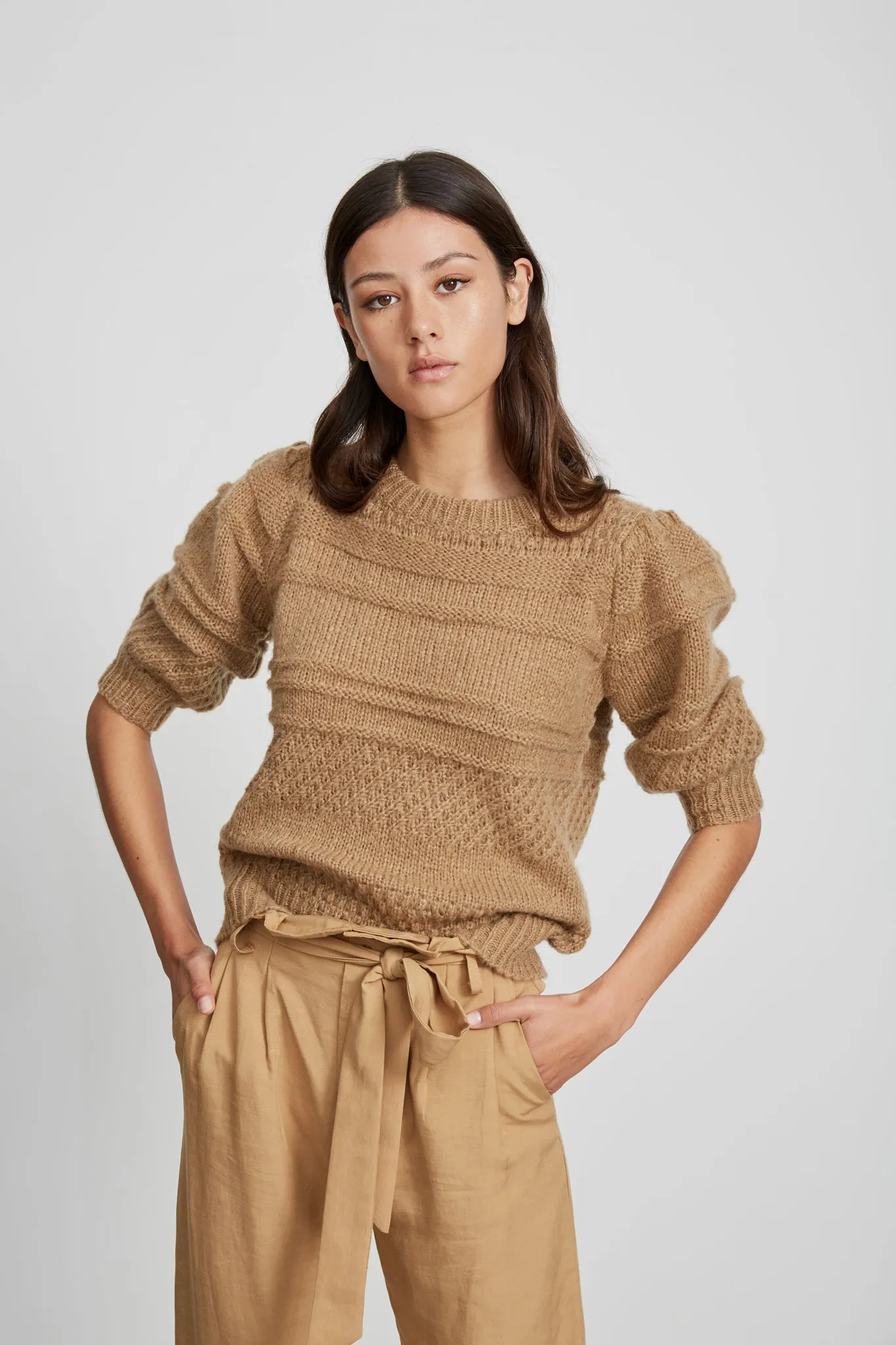 Little Lies Jessica Pants (Camel)