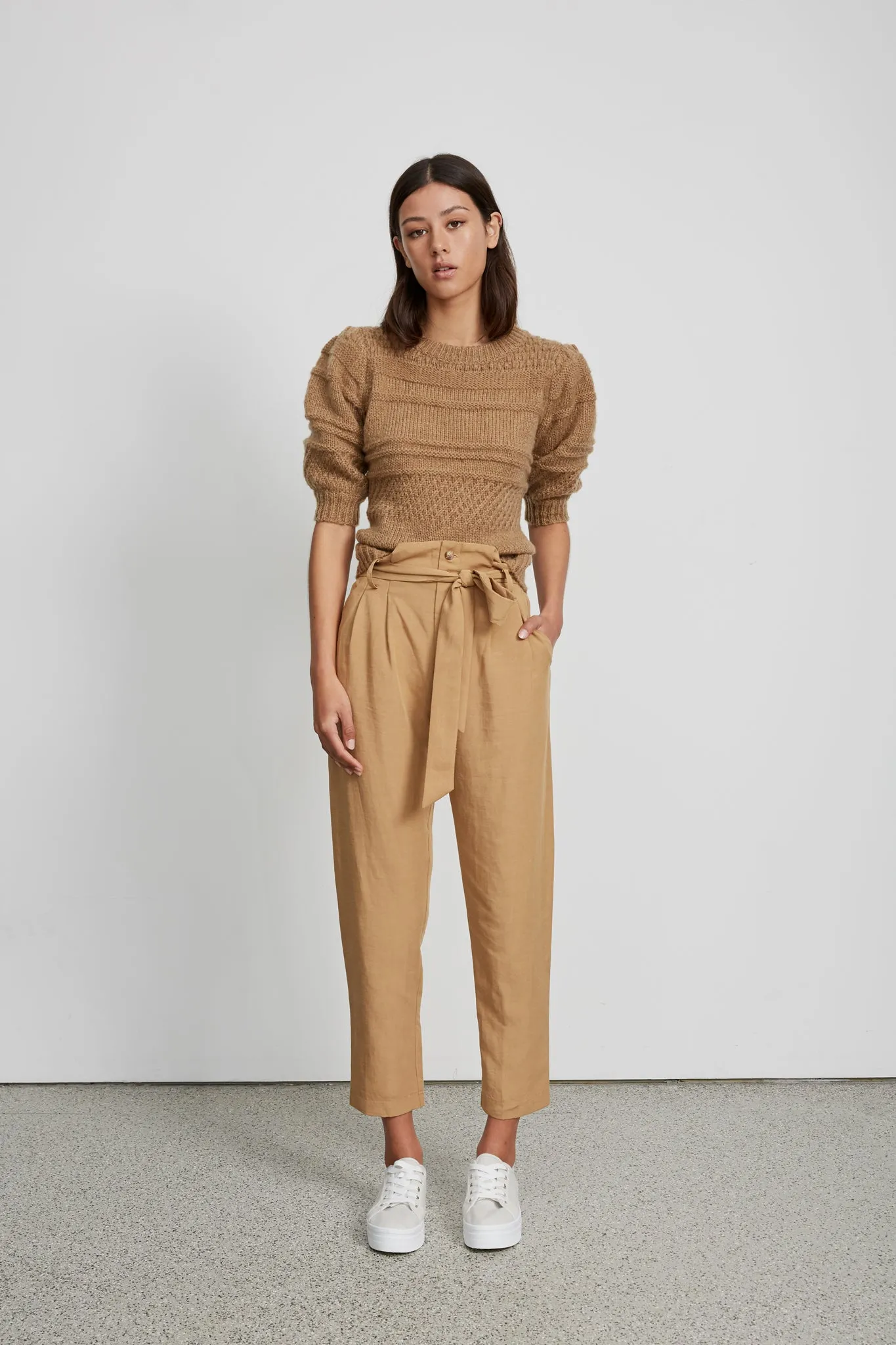 Little Lies Jessica Pants (Camel)